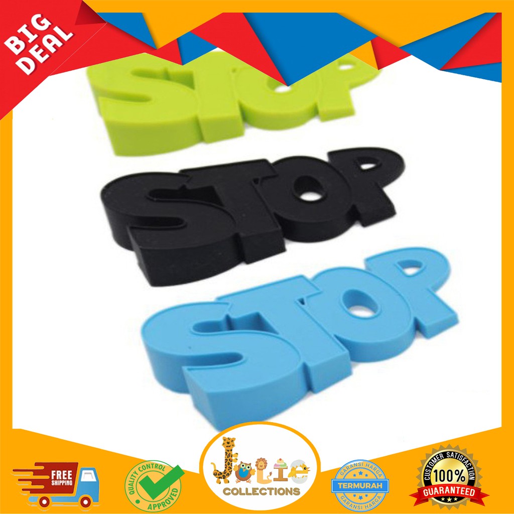 JOLIECOLLECTIONS PENAHAN PINTU DOOR STOPPER TULISAN STOP JOLIECOLLECTIONS PENAHAN PINTU DOOR STOPPER TULISAN STOP