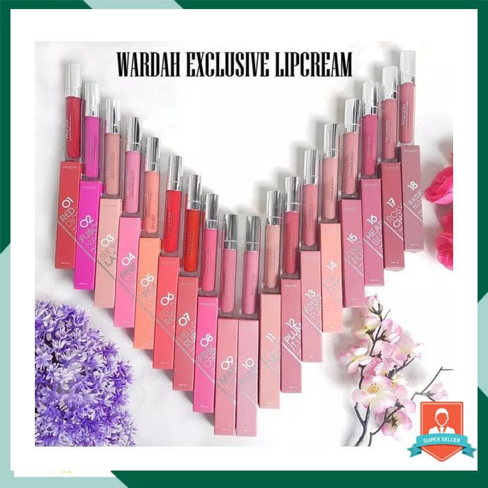 WARDAH EXCLUSIVE LIP CREAM / WARDAH MATTE LIP CREAM