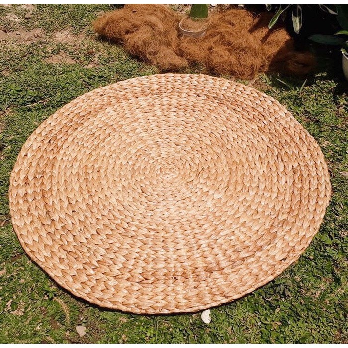 Karpet enceng gondok/karpet eceng gondok/alas eceng gondok/karpet anyaman eceng gondok/tikar anyaman