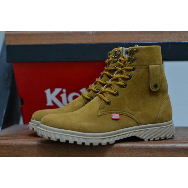 SEPATU BOOTS WANITA MUSIM DINGIN DAN HUJAN KICKERS HARAJUKU PREMIUM BOOTS