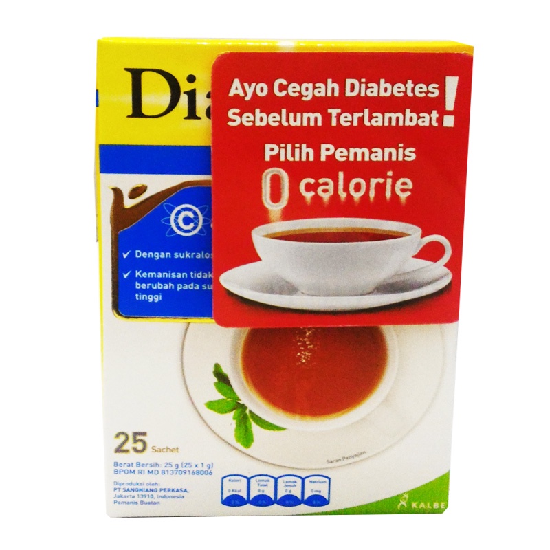 

Diabetasol Gula Zero Calorie 25Gr