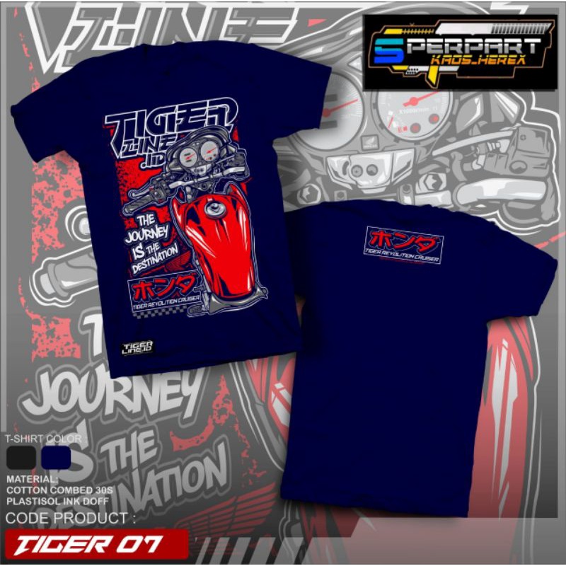 [COD] KAOS HONDA TIGER REVO THE JOURNEY ORIGINAL