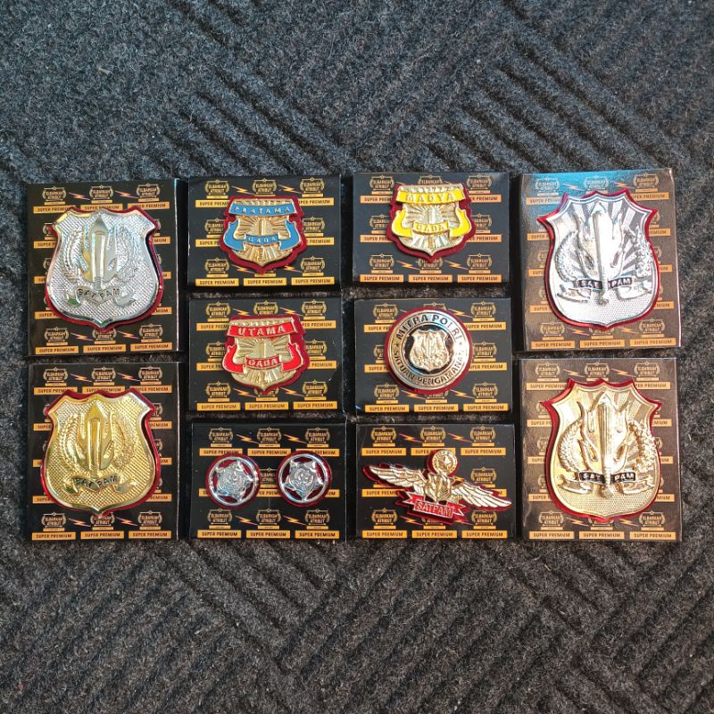 ATRIBUT SATPAM/PIN SATPAM/PIN GADA PRATAMA/GADA MADYA/GADA UTAMA/MONOGRAM SATPAM/PIN MITRA POLRI/WIN