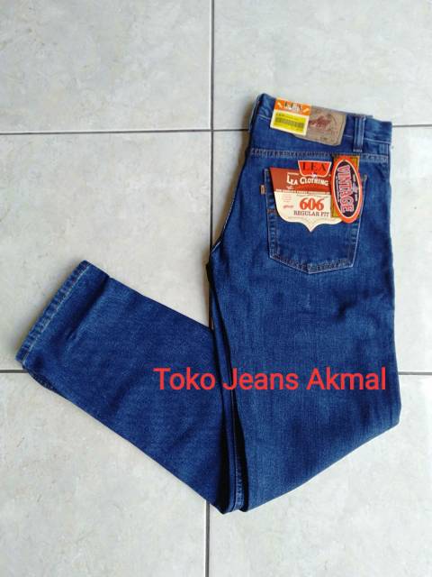 CELANA JEANS PRIA LEA STANDAR REGULER FIT PREMIUM 28 sampai 38 bisa COD