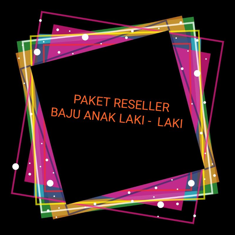 PAKET RESELLER BAJU ANAK LAKI2 2 LUSIN