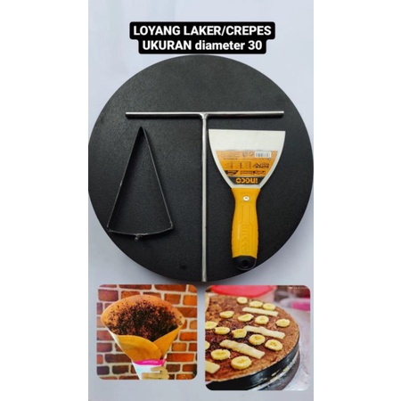 loyang•crepes/leker'satupaket°baja•hitam Jerman