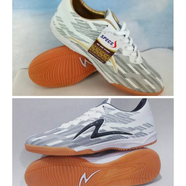  Sepatu Futsal Specs Infinity Putih  Silver Premium 