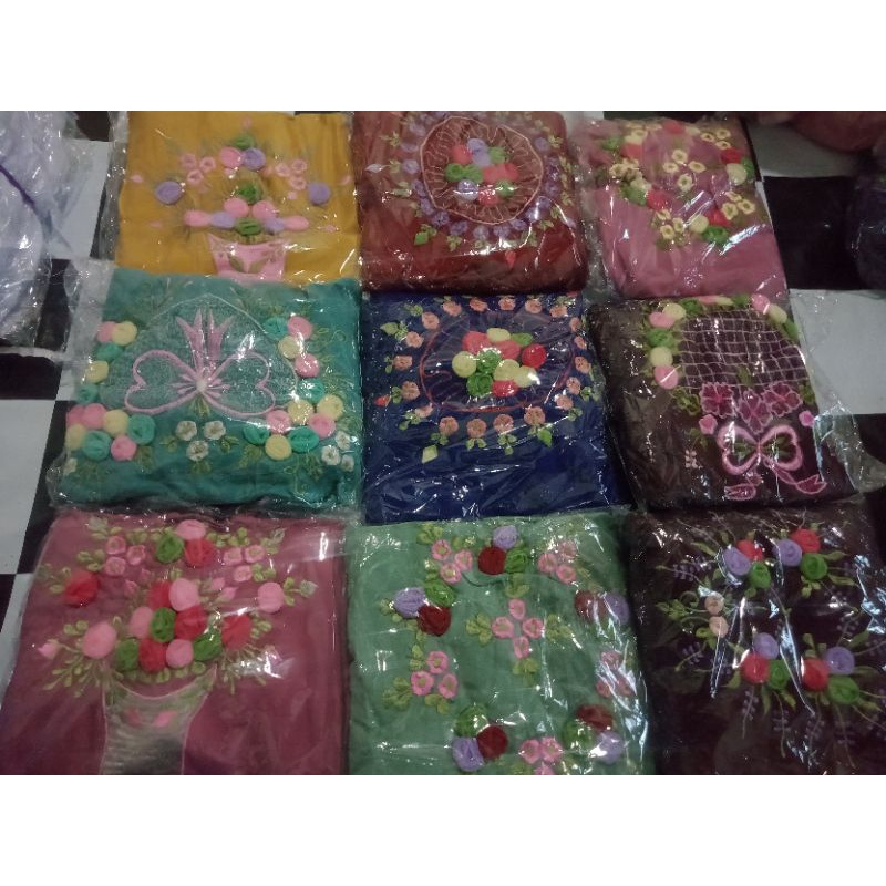 Mukena Anak Terusan /Rayon bordir tile