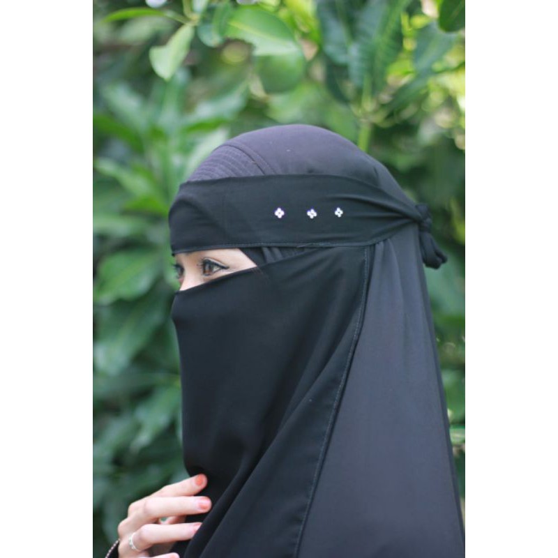 Niqab Bandana Safa Niqob Cadar Temboro