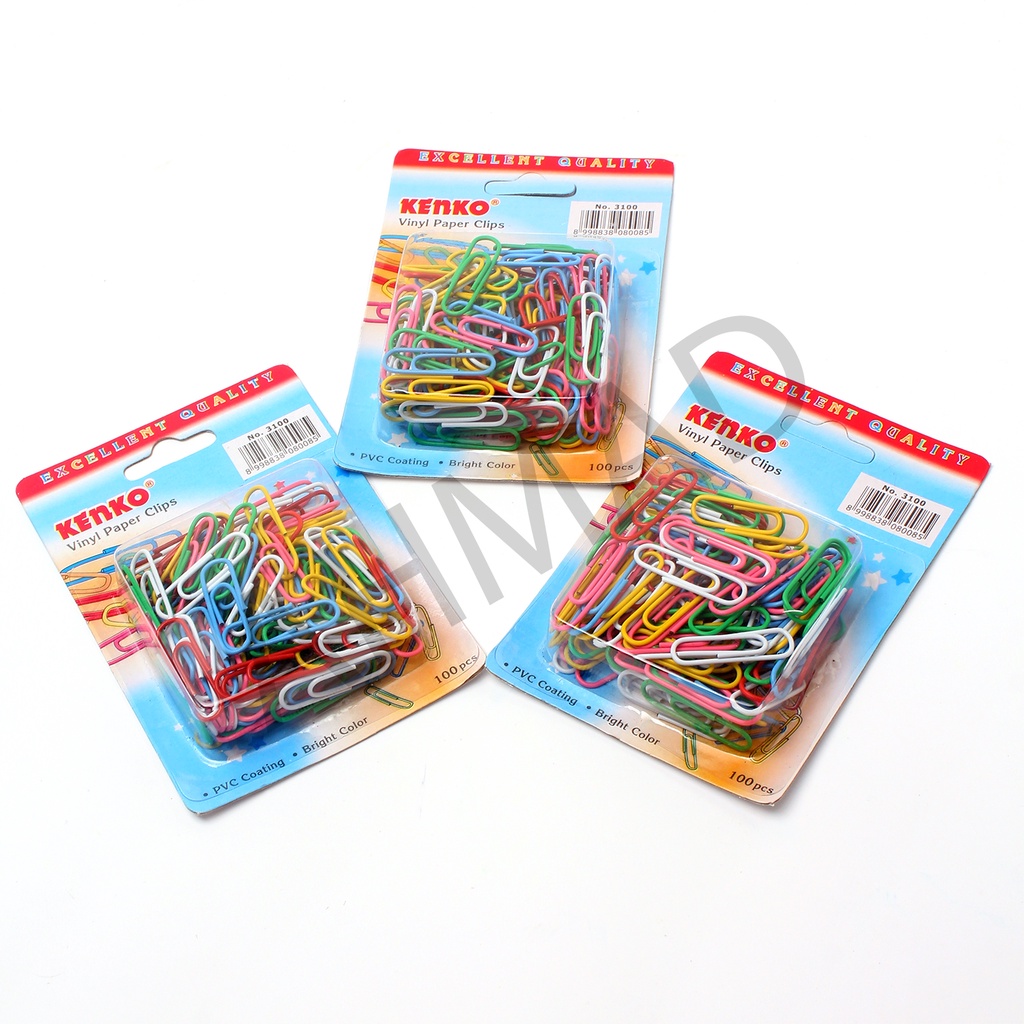 

[ PACK ] Kenko Paper Clip Warna Warni No. 3100