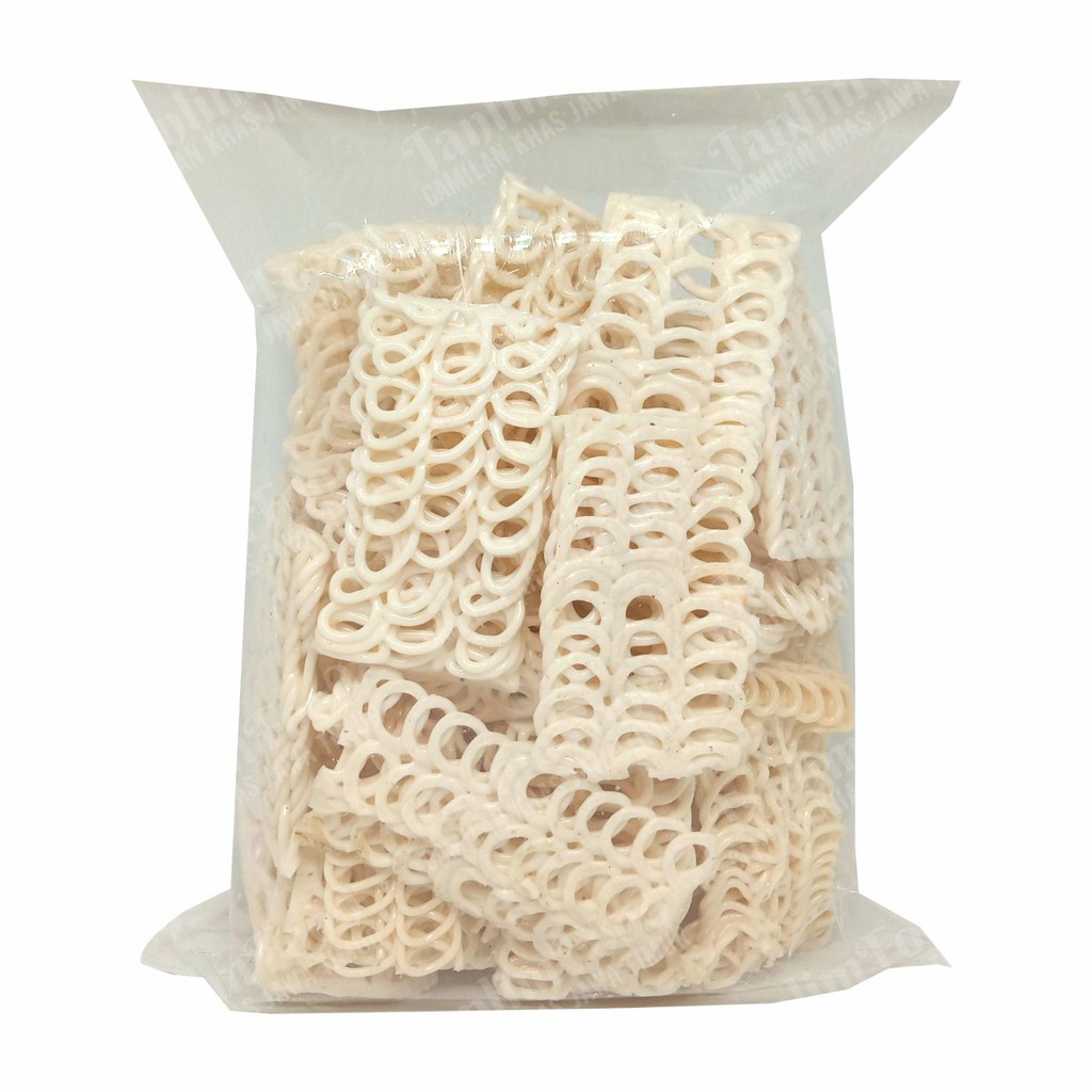 Krupuk Kerupuk Bawang Kotak Putih / Jaring GoldenFish ASLI Sidoarjo (400gr)