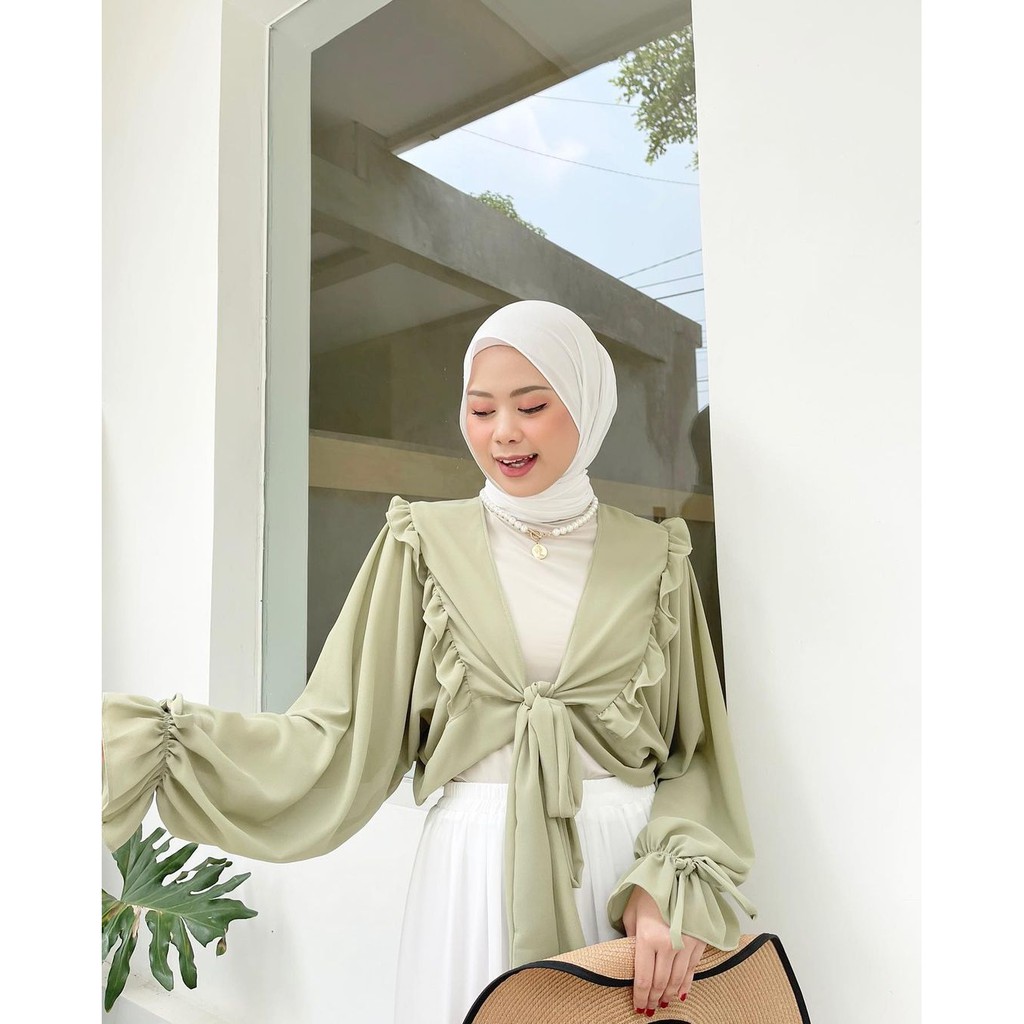 [ COD ] Aprilia Outher l Outer wear Cardigan Wanita Miranti Muslim Termurah