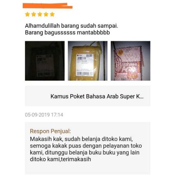 Cuci Gudang Kamus Poket Bahasa Arab Super Komplit Istimewa Shopee Indonesia