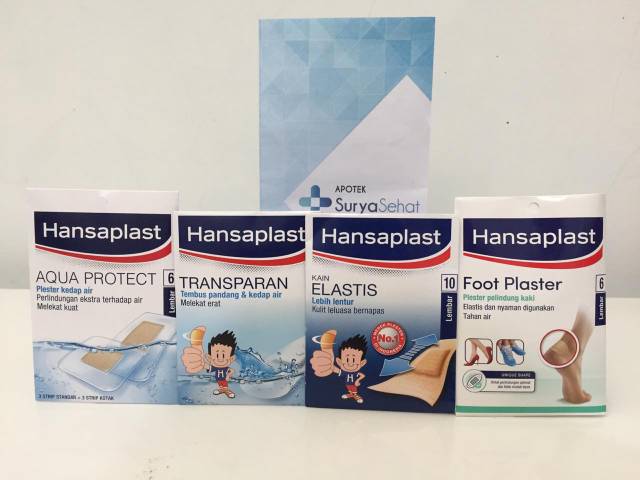 Hansaplast Aqua Protect - Transparan - Kain Elastis - Foot Plaster