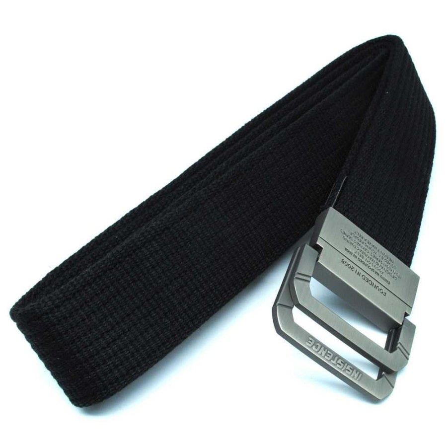 Insistence Gesper Tali Ikat Pinggang Pria - 2008 - Black/Silver