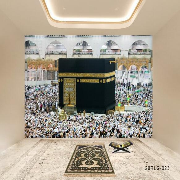 Wallpaper 3D Custom Islami Mihrab Masjid Ka'bah-09 Terbaru