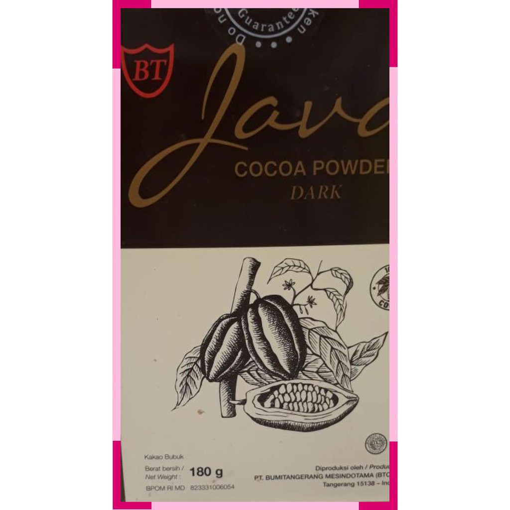 

Java Cocoa Powder dark 180 gram