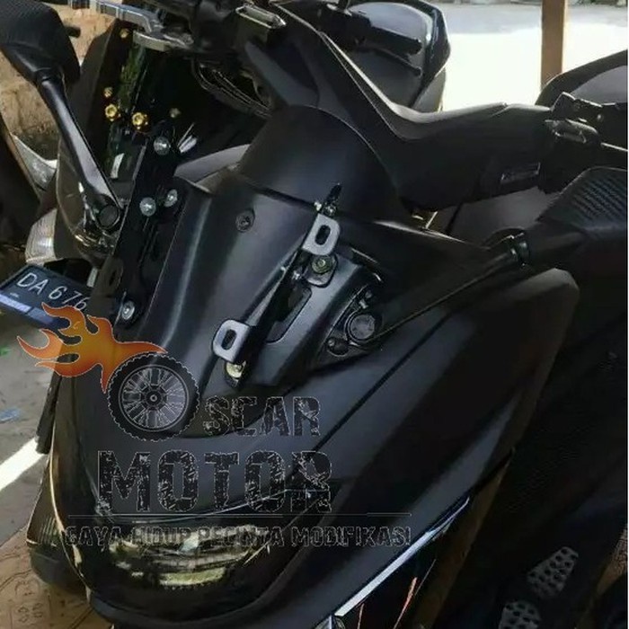 SPION R25 TANGKAI PANJANG IGAWA CARBON KACA BIRU NMAX LEXY NO BREKET KARBON motor motor