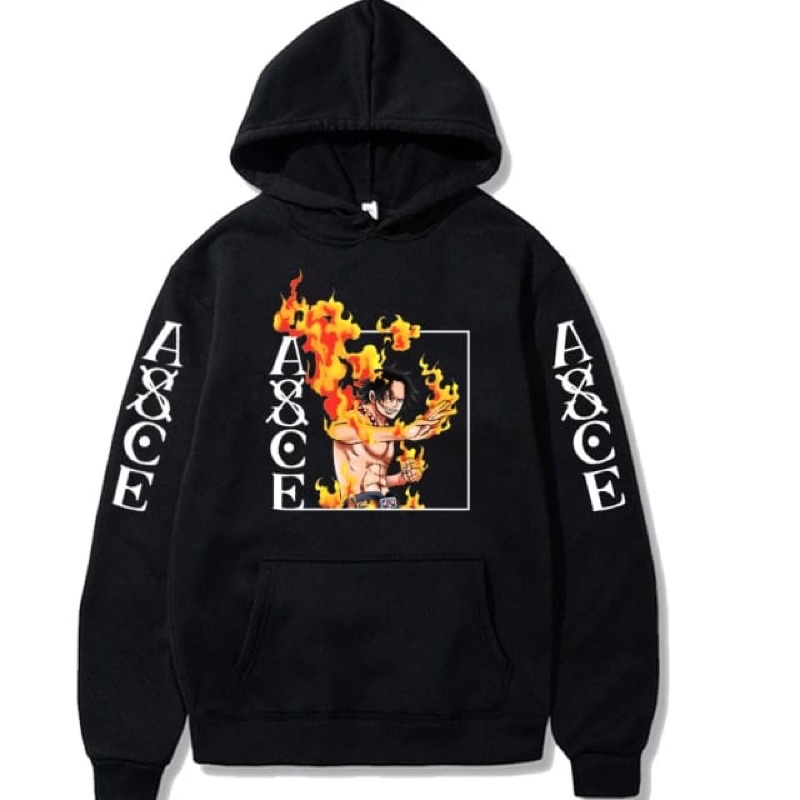 ONE PIECE ACE Jaket Sweater Hoodie Anime