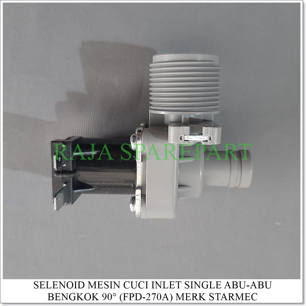 Selenoid / Water Inlet Mesin Cuci INLET SINGLE BENGKOK 90° (Merk STARMEC)