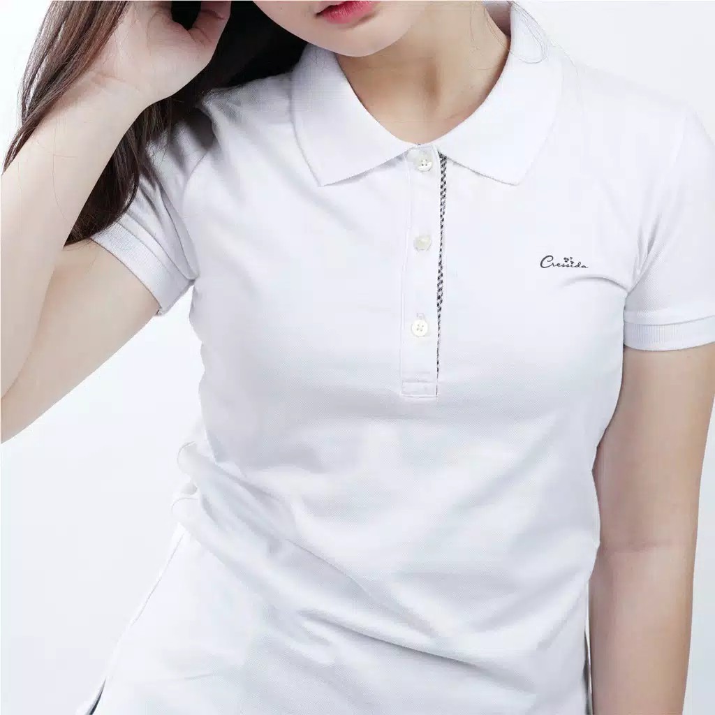 gof BAJU POLO CRESSIDA EWSR Kaos Polo Cewek