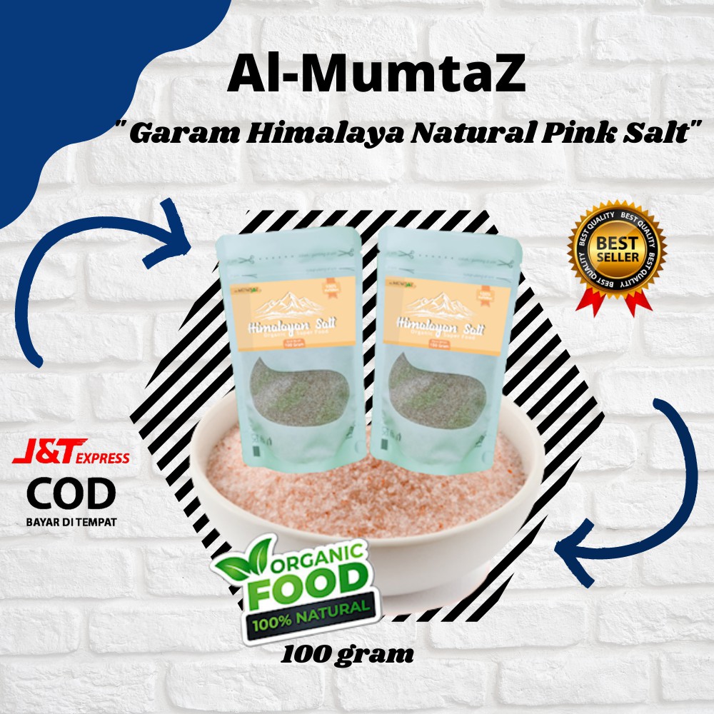 

Garam Himalaya 100gram - Natural Himalayan Pink Salt - Himsalt