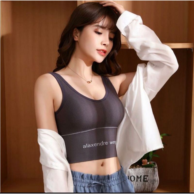 Sport Bra / Gym Bra Olahraga / Bralette / Tanpa Kawat SEXY IMPORT / art AW 5519