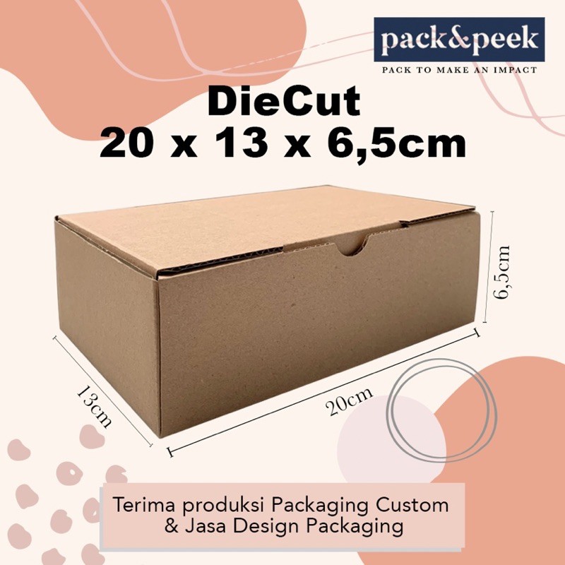 

Packaging Kardus DieCut 20x13x6,5cm Kardus Pizza Polos DC21 (NO MINIMAL ORDER)