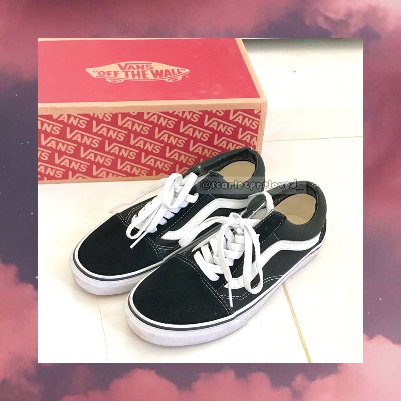VANS SECOND OLD SKOOL BLACK WHITE 100% ORIGINAL BNIB GLOBAL RELEASE - VANS SECOND OLDSKOOL ORIGINAL