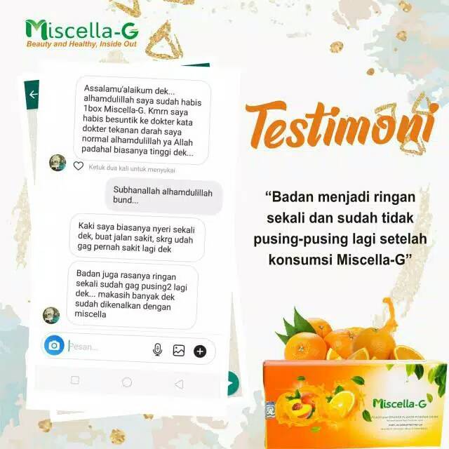 Bisa Cod Miscella G Minuman Pelangsing Dan Pemutih Seluruh Badan Original Bpom Aman Sekali Shopee Indonesia
