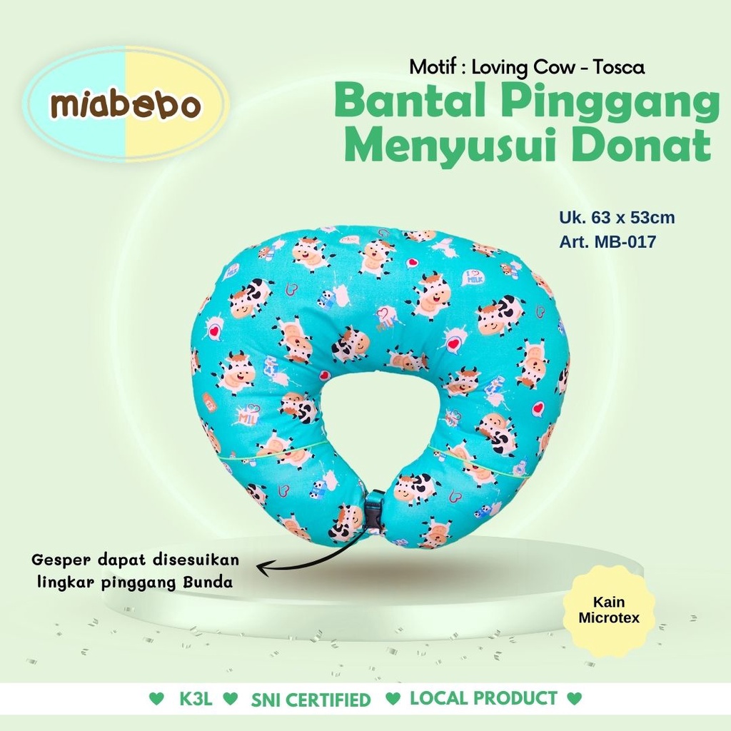 OBAYITO 2 in 1 BANTAL MENYUSUI DONUT + BANTAL TANGAN MENYUSUI