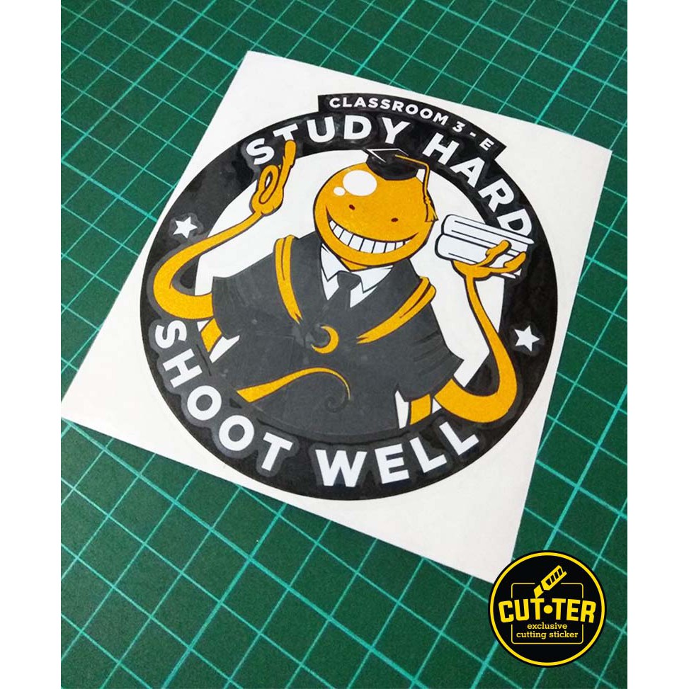 

cutting sticker ASSINATN CLASSROOM shoot well