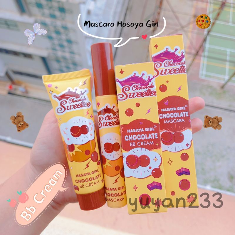 PROMO CANTIK!!!PAKET CHOCOLATE 2 IN 1 BB CREAM+MASCARA