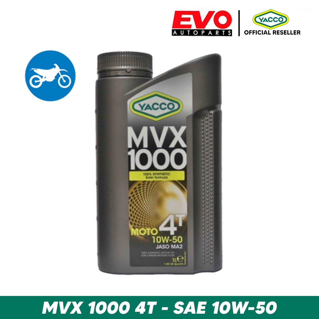 Oli Motor Yacco MVX 1000 4T - SAE 10W-50