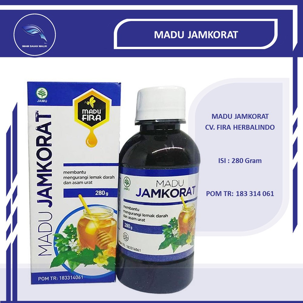 Madu Jamkorat 280 Gram - Madu Asam Urat &amp; Kolesterol