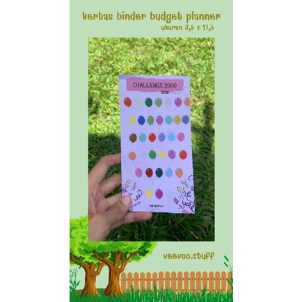 

ISI BINDER A6 || SAVING CHALLENGE 2000