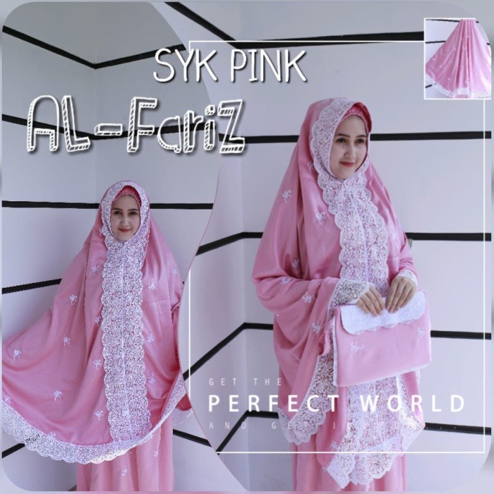 Mukena dewasa-mukena syahrini-mukena velvet-mukena motif terbaru-rukuh - Putih