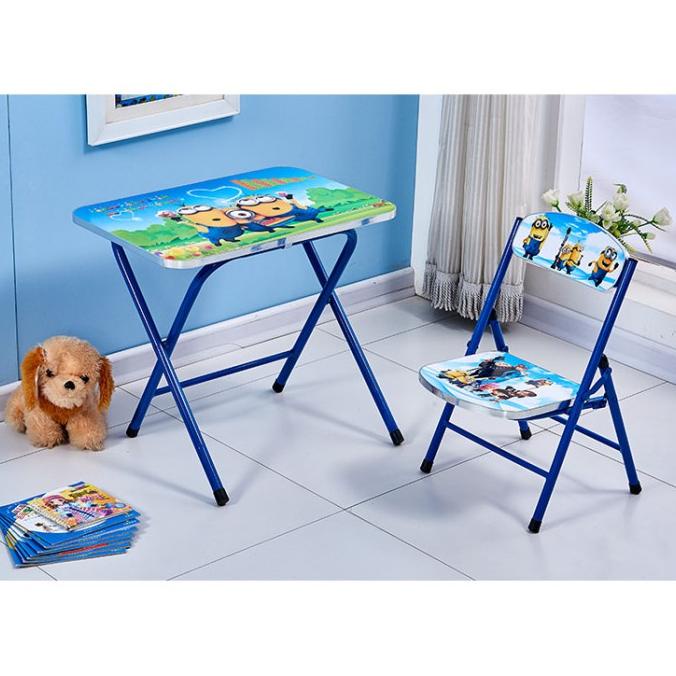 

Taffhome Meja Kursi Belajar Anak Motif Kartun Lucu 60 X 40 Cm - Wxd40 Keryamart