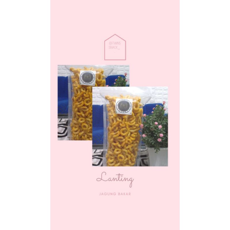 

Lanting 250 gram (Ori, pedas, jagung, balado, BBQ, keju)