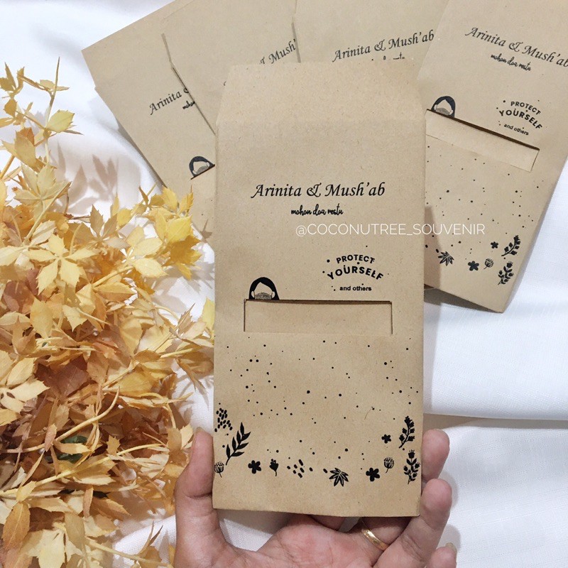 

amplop kemasan masker