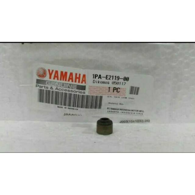 SEAL SIL KLEP R15 OLD R25 VIXION NEW NVL NVA ADVANCE  ASLI ORI YAMAHA 1PA E2119 00