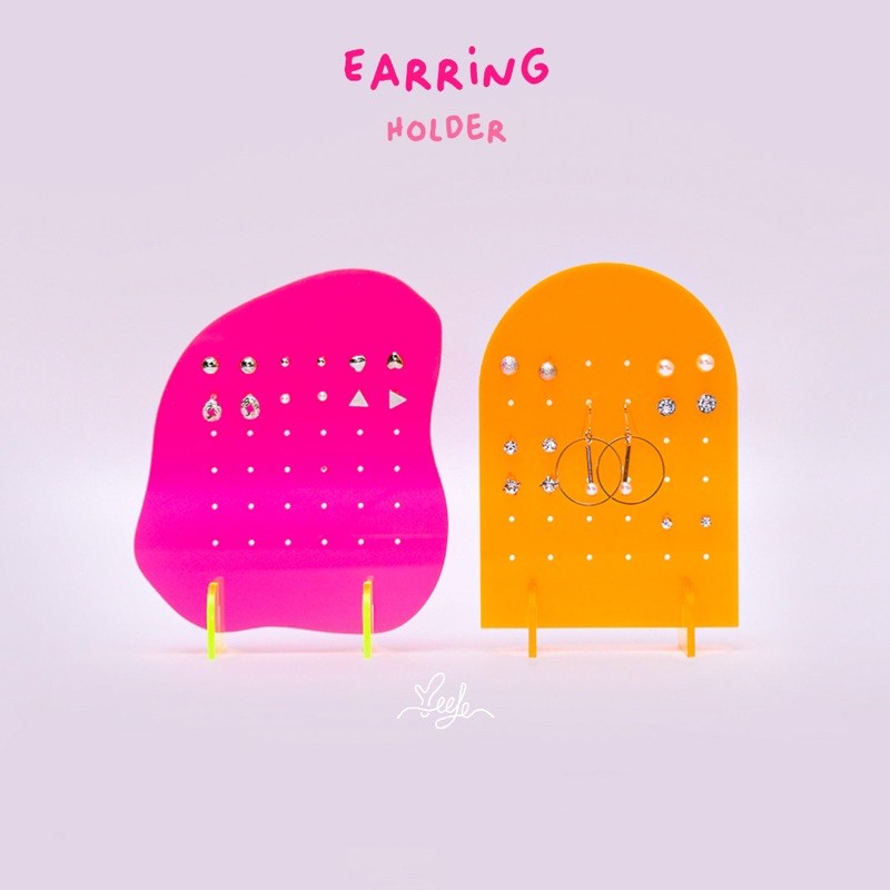 Earring holder neon edition | Tempat anting akrilik