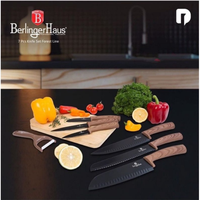 Ready Pisau set Berlinger Haus 7 Pcs