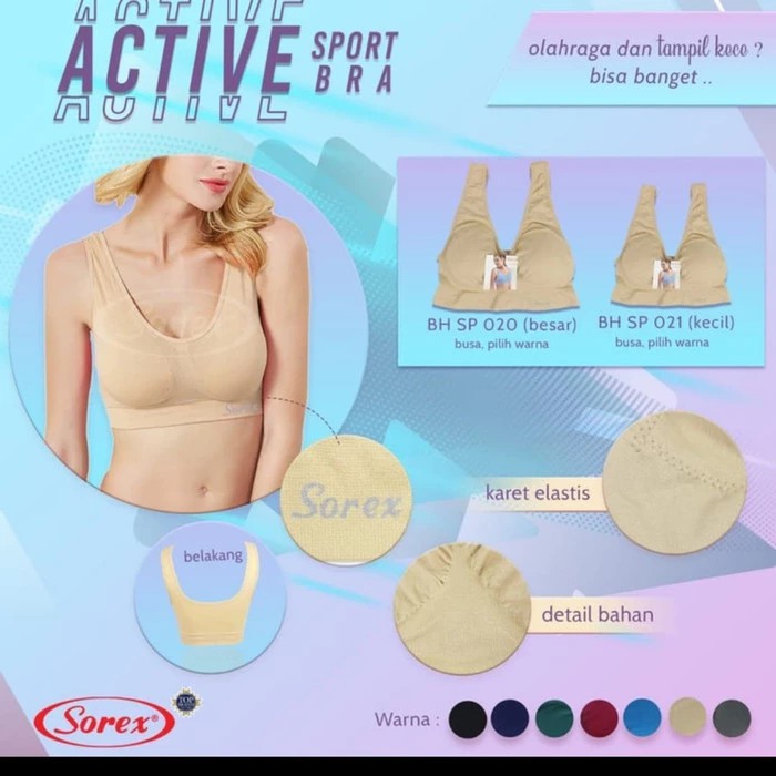 bh / bra sport sorex sp 020 021 gym fitness