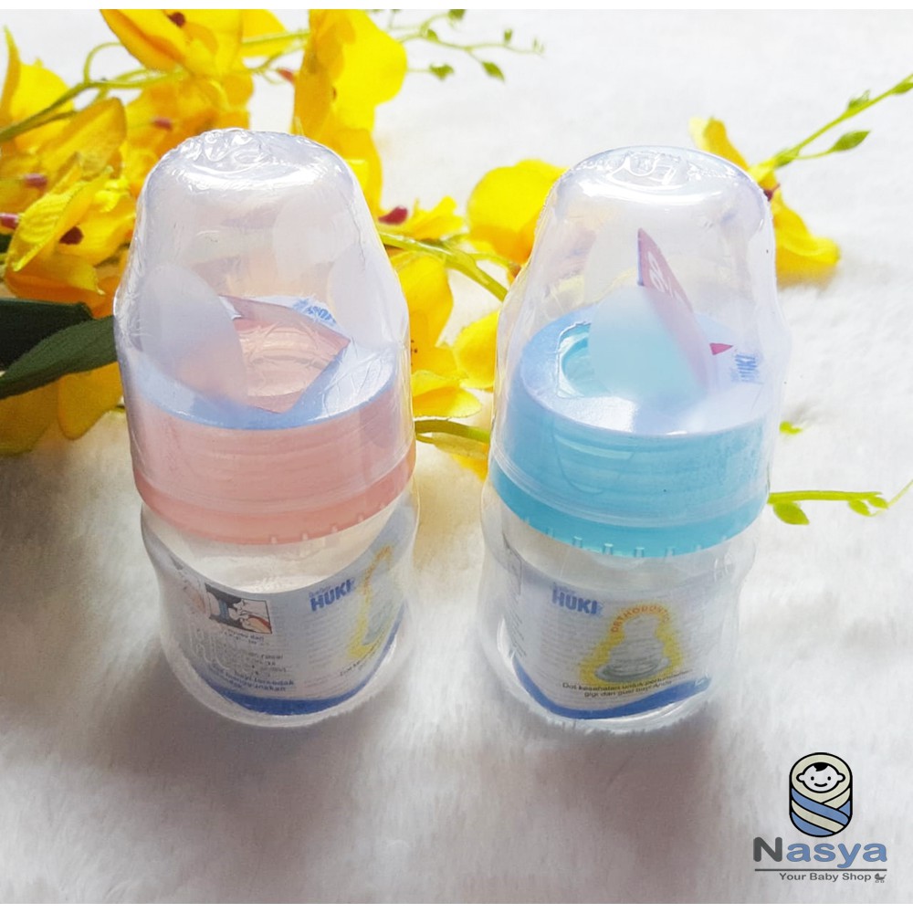 [R-054] Botol Susu Bayi Huki 60 ml (dot gepeng)