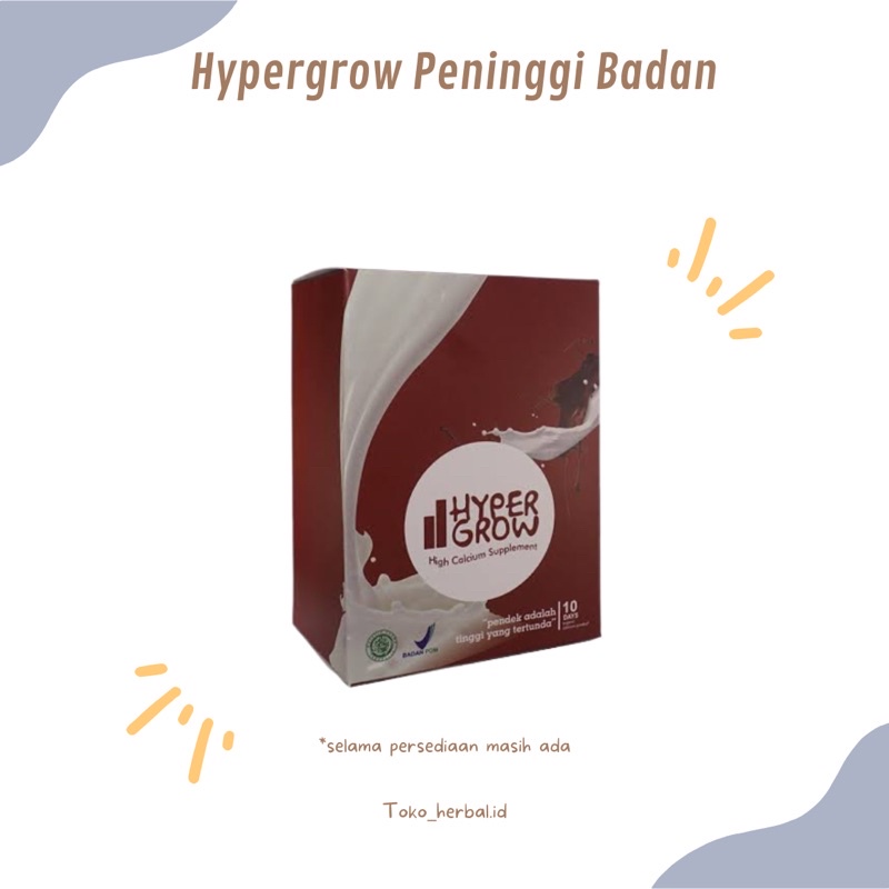 

KALSIUM HYPERGROW SUSU PENINGGI BADAN UNTUK DEWASA REMAJA DAN ANAK