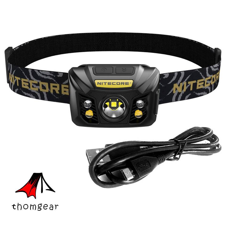 Headlamp Nitecore Nu32 Senter Kepala Chargerable Cree Xp-G3 S3 550 Lumens Jm Thomgear