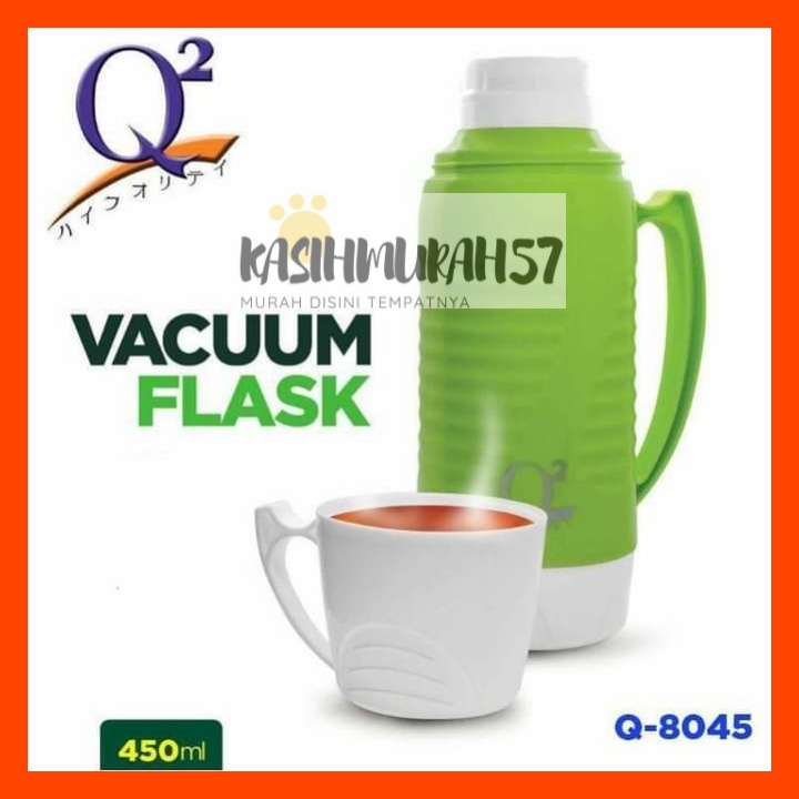THERMOS AIR PANAS DINGIN VACUUM FLASK 450ML / TERMOS 450 ML Q2-8045 / Q2 8045