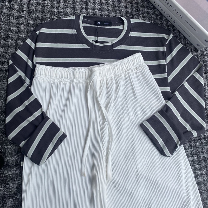 ONE SET Setelan Kaos dan Kulot-Set J