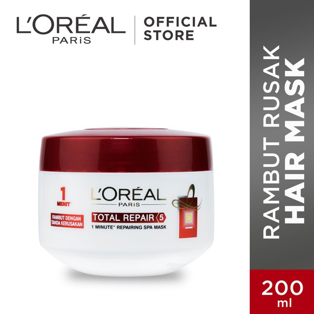 L'oreal Total Repair 5 Repairing Hair Mask 200ml